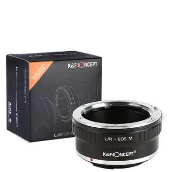 K & F Concept Адаптер для объектива Leica R mount для камеры Canon EOS M M1 M2 M3 M5 M6 M50 M100