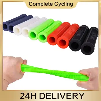 Велосипедные ручки Велосипедные резиновые ручки Горный Велосипед, запирающаяся нескользящая резиновая ручка, рукав для велосипедного руля, аксессуары для велосипеда
