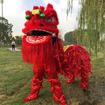 Китайский танцевальный костюм Льва, традиционный школьный костюм для косплея, Костюмы Льва для взрослых, Костюмы Love Live для Косплея, Вечеринка по случаю Дня рождения